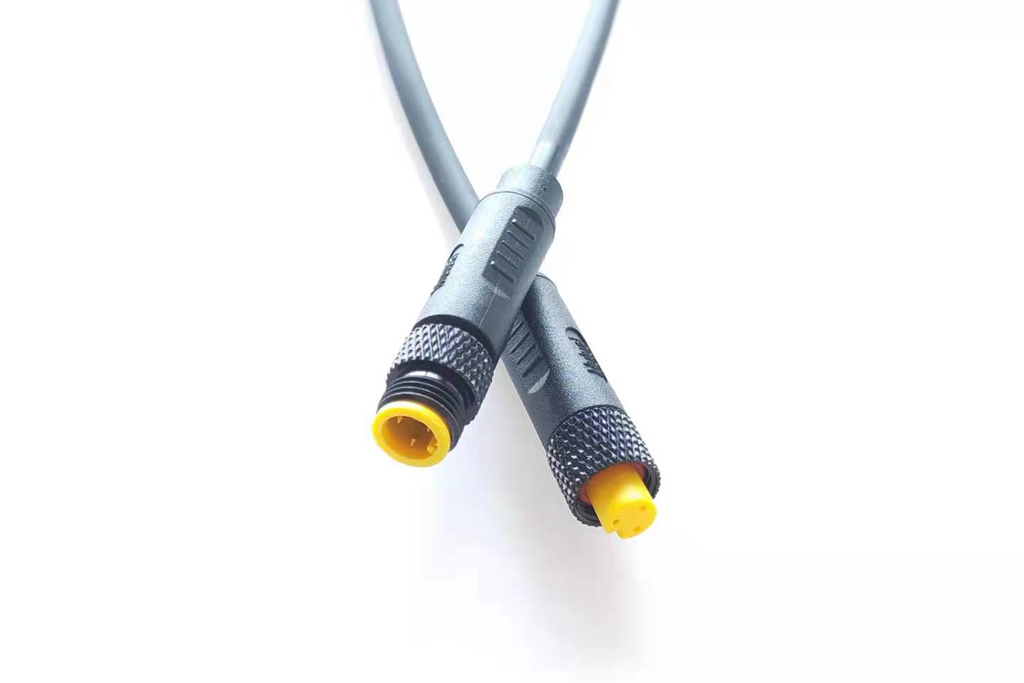 MINI C screw locking 3 pin signal connector